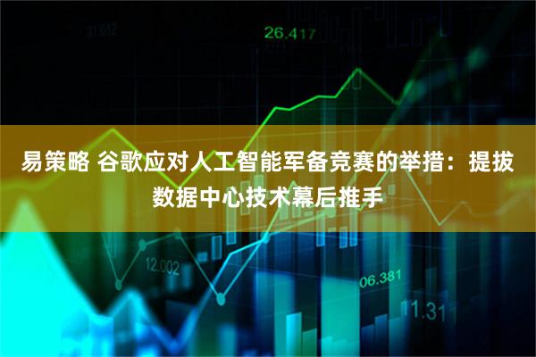 易策略 谷歌应对人工智能军备竞赛的举措：提拔数据中心技术幕后推手